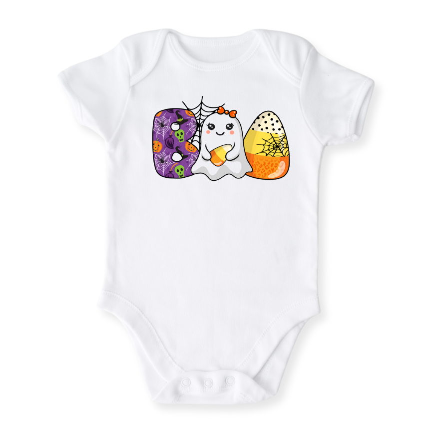 Cute Halloween Boo Baby Bodysuit, Halloween Outfit Toddler & Kids T-Shirt
