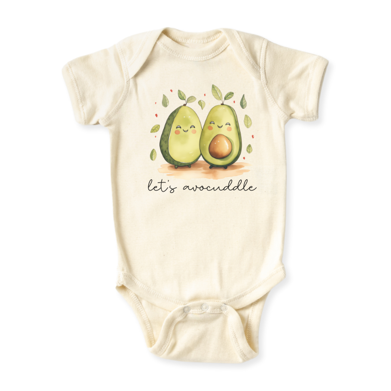 baby onesie onsie clothes girl boy funny newborn gifts outfit toddler infant apparel shirt baby shower kids unisex bodysuit little cute cool clothing sleeve mommy cotton newborn neutral personalized avocado avocuddle sisters best friends besties