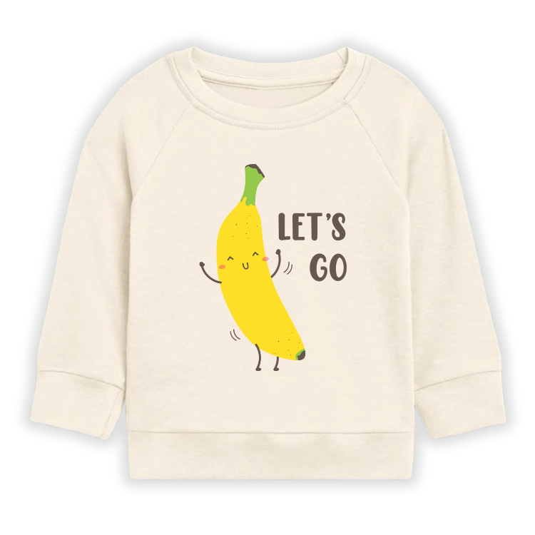 Let's Go Banana Baby Bodysuit – Fun Kids T-shirt & Toddler Tee, Bananas Sweatshirt