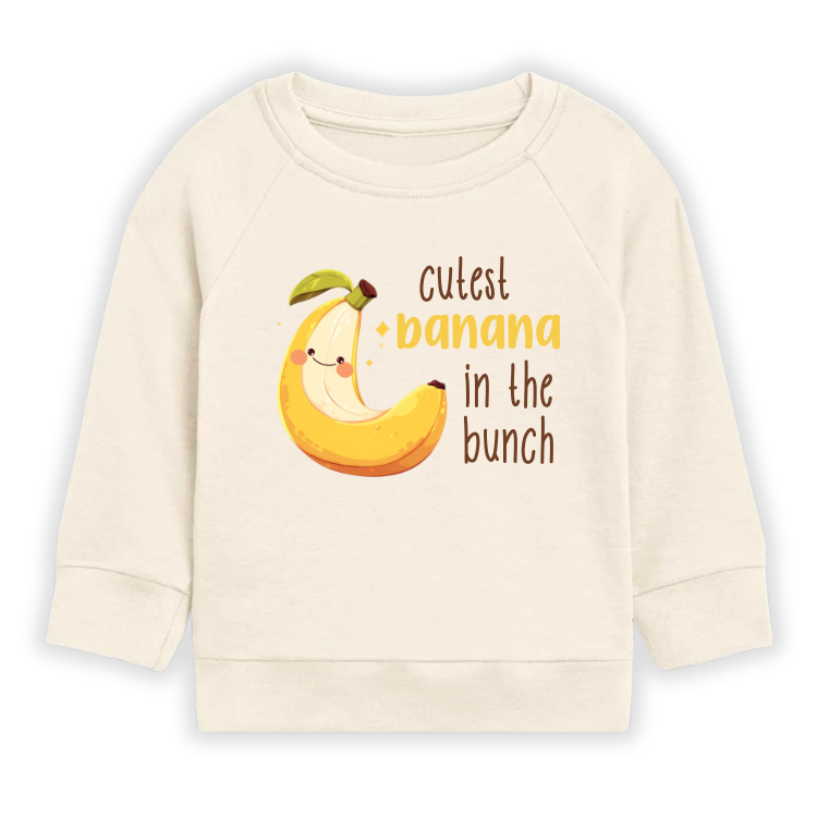 Cutest Banana in the Bunch Baby Bodysuit – Adorable Kids T-shirt & Toddler Tee, Bananas Sweatshirt