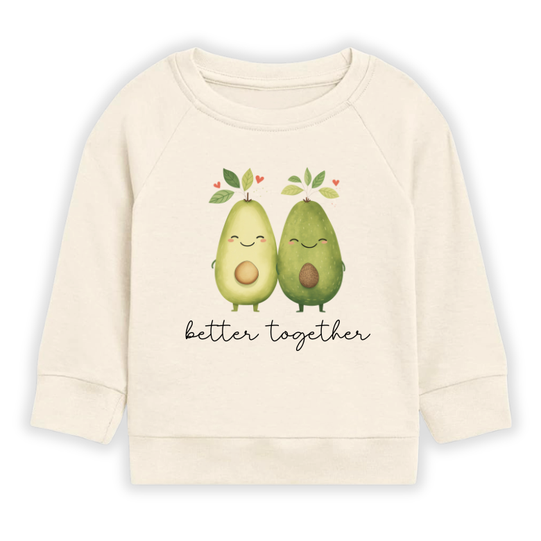 Better Together Avocado Baby Bodysuit – Cute Kids T-Shirt & Toddler Tee, Avocado Outfit