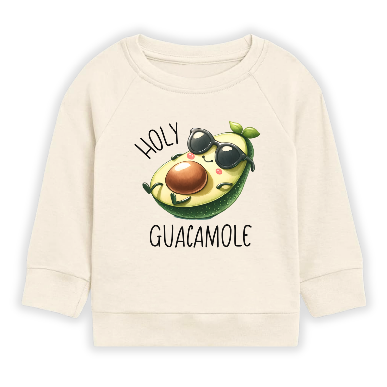 Holy Guacamole Funny & Cute Baby Bodysuit, Kids & Toddler Tshirt, Avocado Sweater