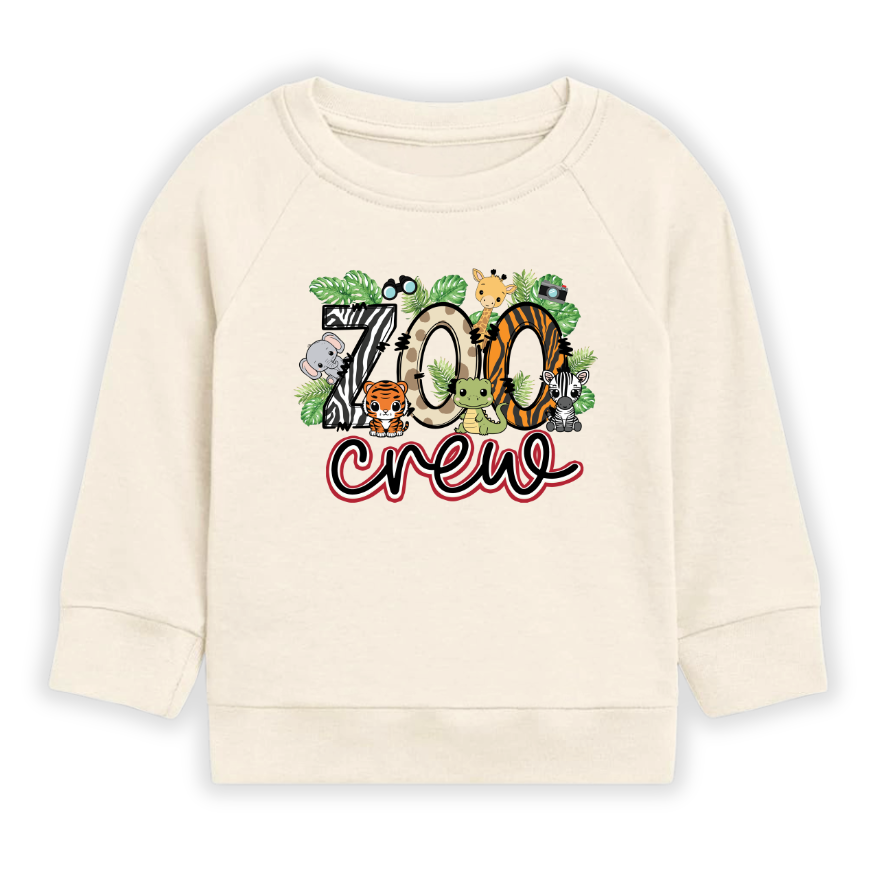 Zoo Crew Baby Bodysuit – Safari Animals Kids T-Shirt Toddler Tee, Fun Wild Animal Apparel for Little Explorers