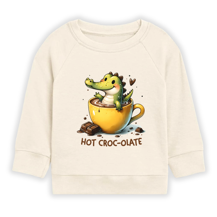 Hot Croco-late Baby Bodysuit – Cute Crocodile Kids T-Shirt & Toddler Tee, Funny Animal-Themed Outfit