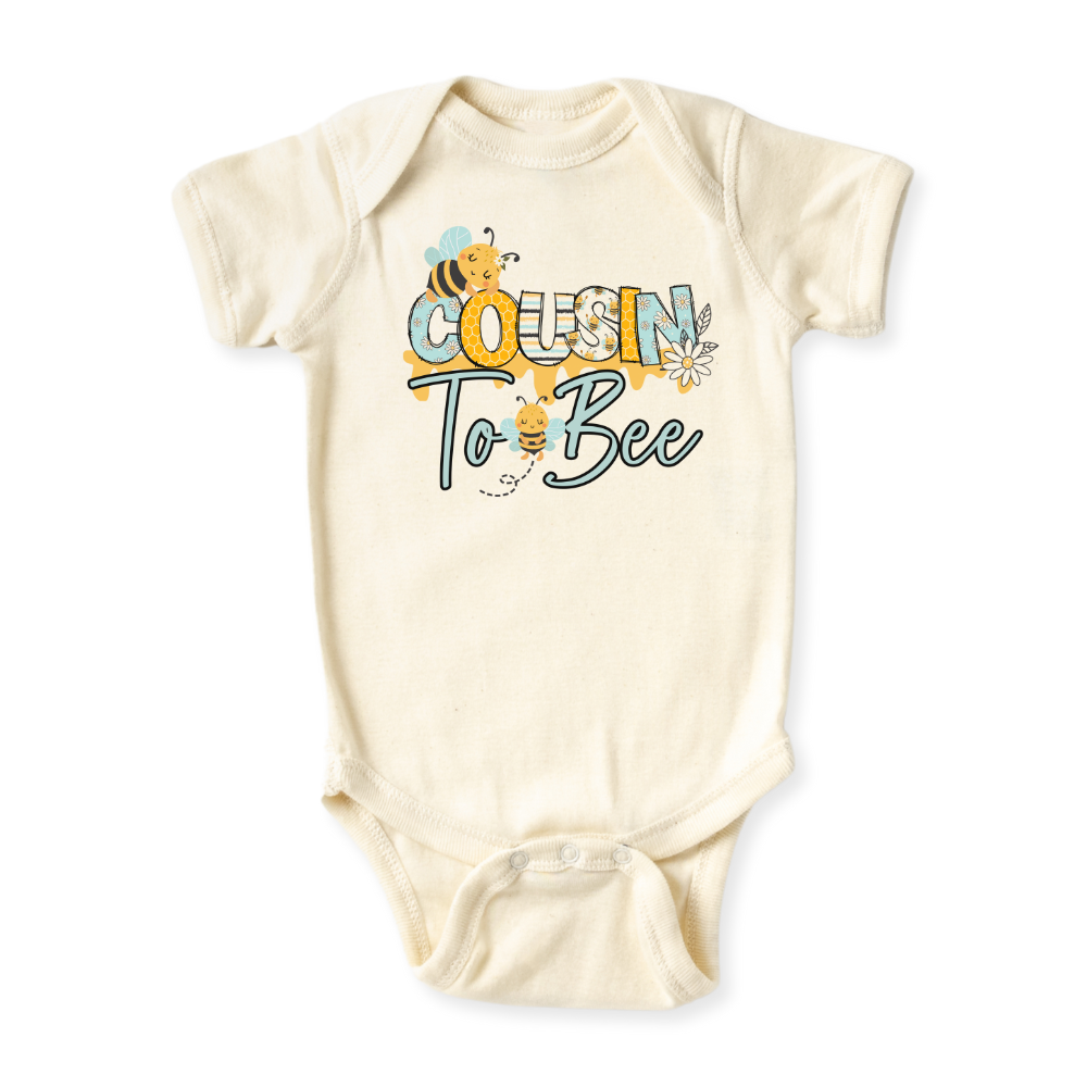 Cousin to Bee Tshirt Cousin Baby Bodysuit, Kids & Toddler T-Shirt – Baby Announcement for Family