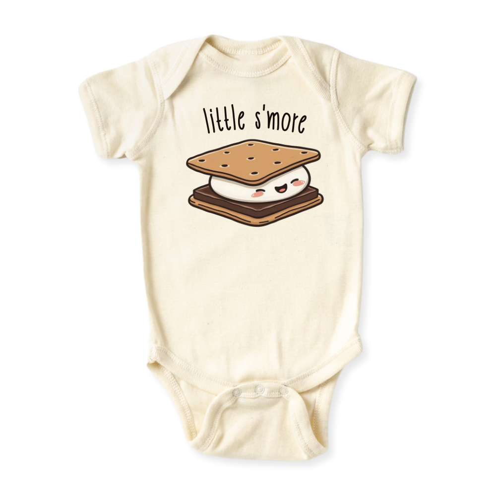 Little S'More Baby Bodysuit, Kids & Toddler T-Shirt – Cute Marshmallow Outfit