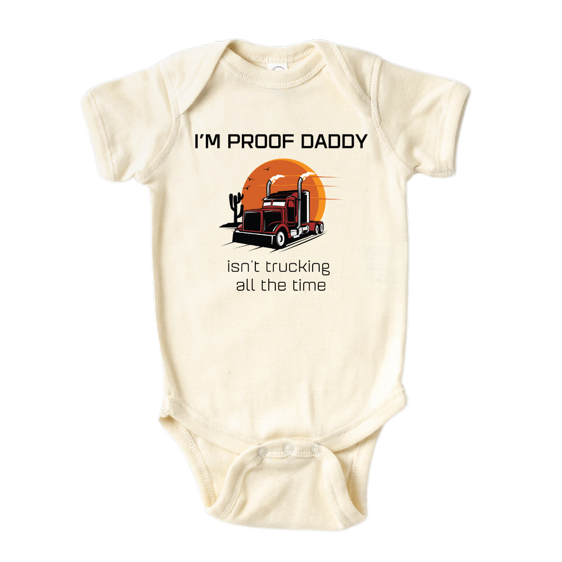 Kids Shirt Baby Onesie® Trucking Cute Baby Clothes for Baby Outfit Newborn Gift for Dad