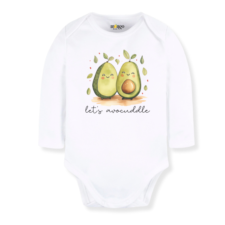 Let’s Avocuddle Baby Bodysuit – Avocado Kids T-Shirt Toddler Tee, Funny Avocado Outfit