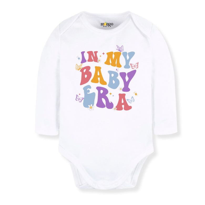 In My Baby Era Cute Baby Bodysuit, Retro Toddler & Kids T-Shirt, Newborn Gift
