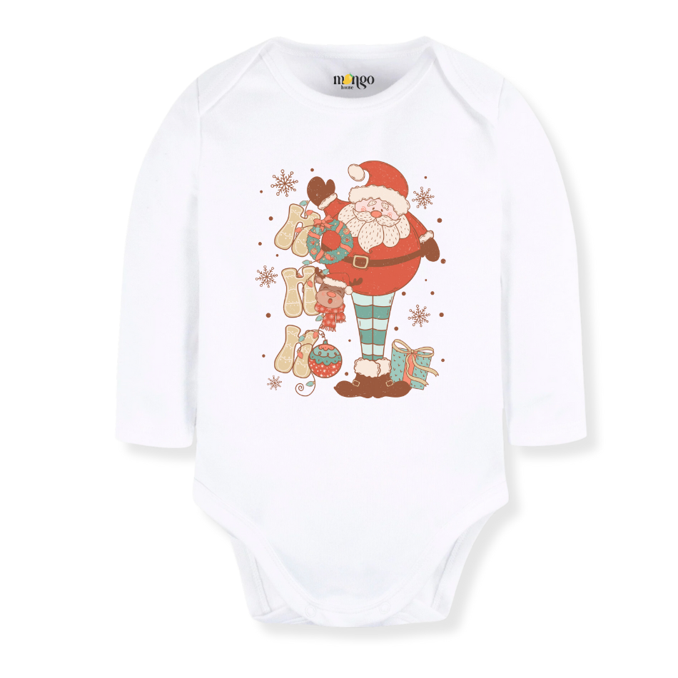 Ho Ho Ho Christmas Baby Bodysuit Cute Tshirt for Kids Toddler Tee Christmas Gift for Baby Clothes