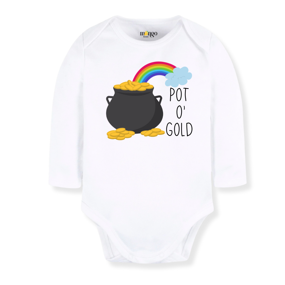 Pot o' gold Rainbow Baby Bodysuit Boho Tshirt for Kids & Toddler Tee, Baby Gift for Newborn Outfit (Copy)