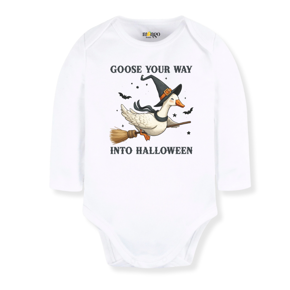 Goose Your Way Into Halloween Baby Bodysuit, Toddler & Kids T-Shirt – Cute Halloween Outfit