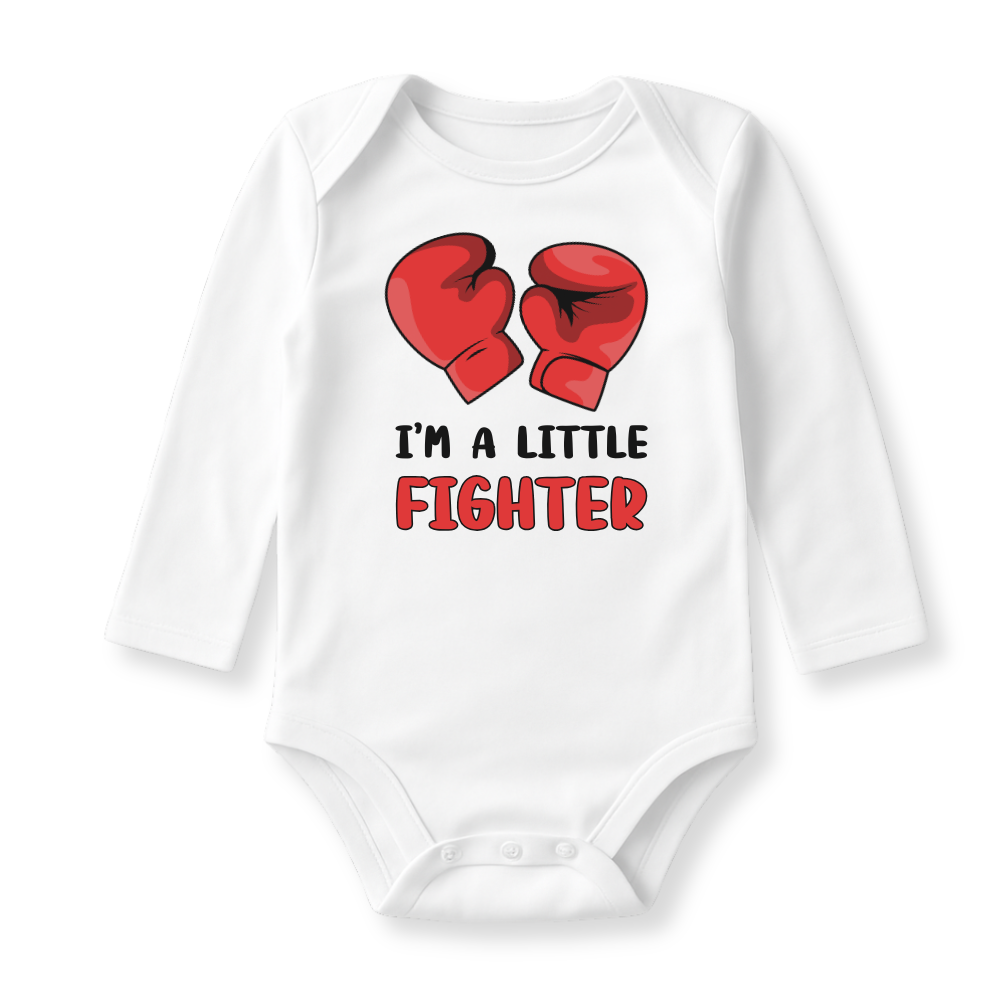 I'm a Little Fighter Shirt – Red Boxing Gloves Baby Onesie, Toddler, Kids & Adult T-Shirt