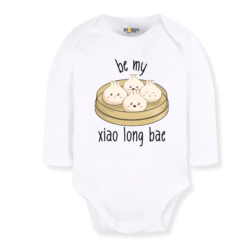Be My Xiao Long Bae Baby Bodysuit – Cute Dumpling Design Kids T-shirt & Toddler Tee, Dimsum Sweatshirt