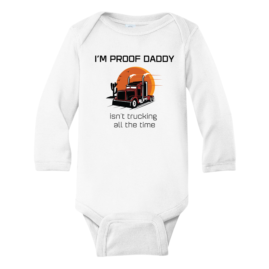 Kids Shirt Baby Onesie® Trucking Cute Baby Clothes for Baby Outfit Newborn Gift for Dad