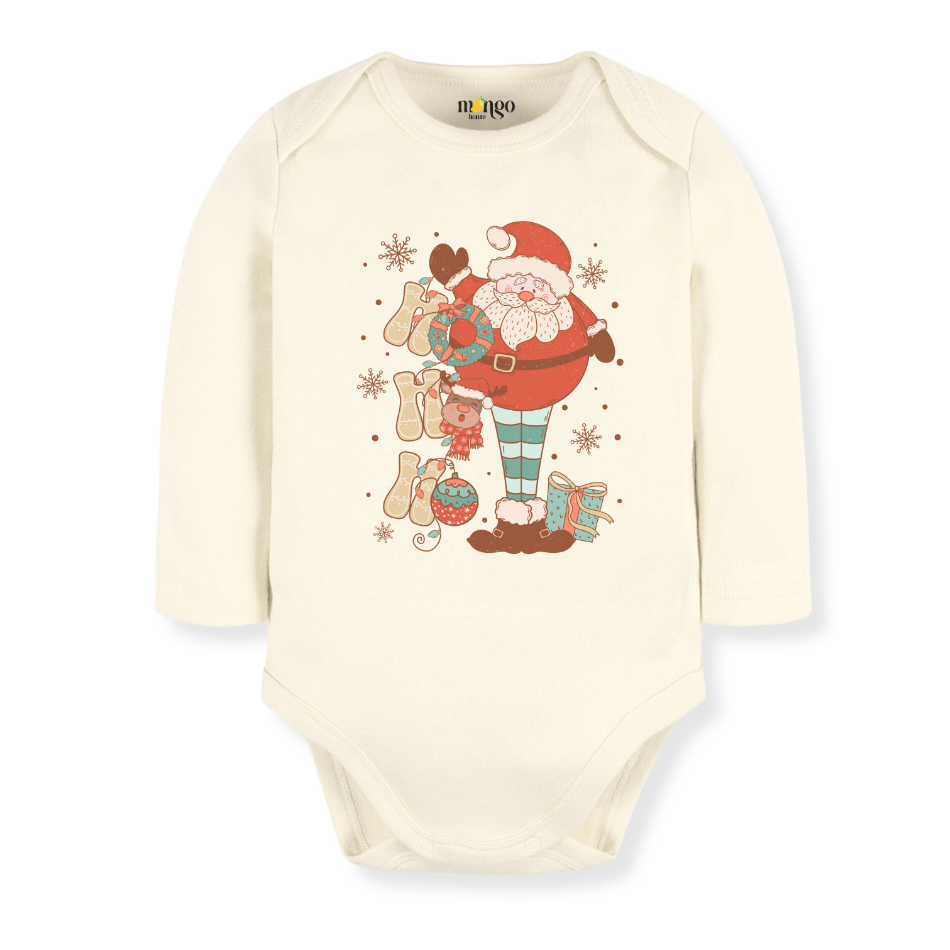 Ho Ho Ho Christmas Baby Bodysuit Cute Tshirt for Kids Toddler Tee Christmas Gift for Baby Clothes