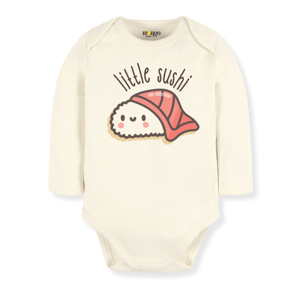 Little Sushi Baby Bodysuit, Kids & Toddler T-Shirt – Cute Sushi Outfit Foodie Shirt for Boys Girls