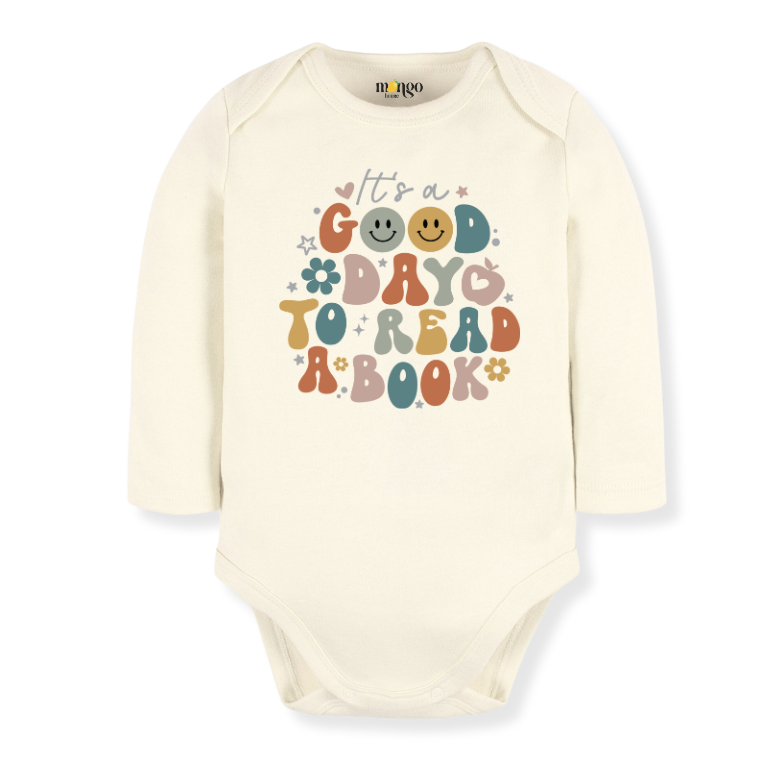 It's A Good Day to Read a Book Tshirt for Kids Shirt Retro Baby Bodysuit, Flower School Tshirt