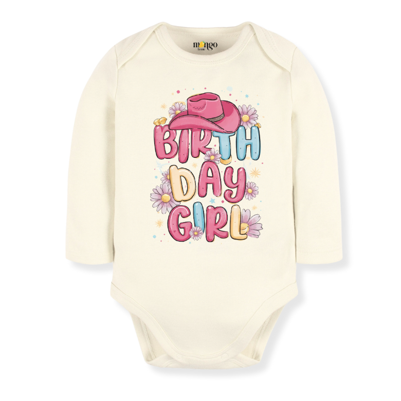 Howdy Birthday Girl Tshirt Cute Baby Bodysuit, Toddler & Kids T-Shirt, Premium Clothes Birthday Gift for Girl