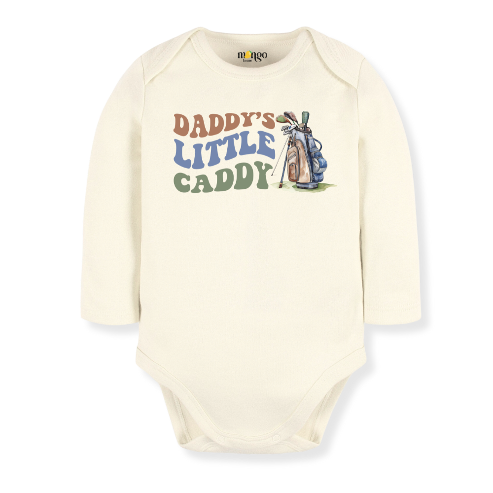 Daddy's Little Caddy Baby Bodysuit Toddler & Kids T-Shirt, Golf Outfit Golfing Baby Clothes