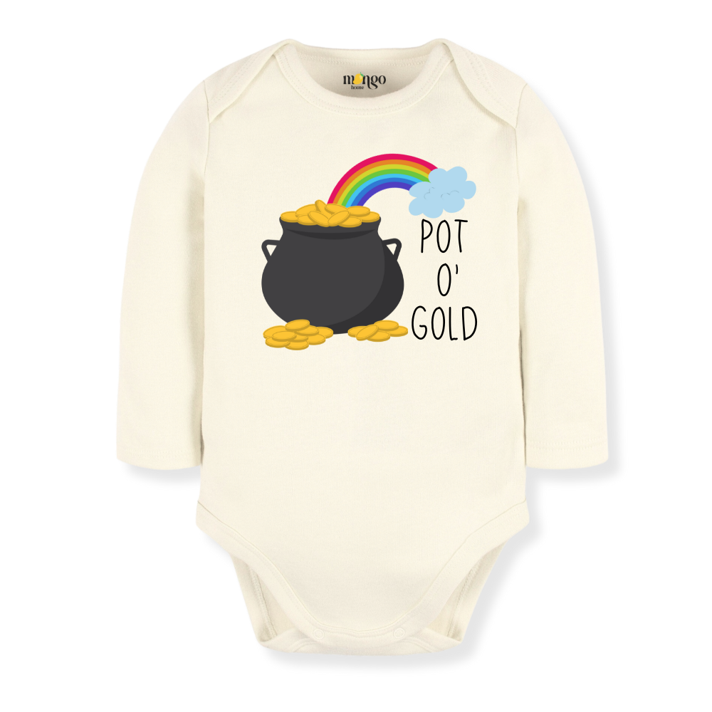 Pot o' gold Rainbow Baby Bodysuit Boho Tshirt for Kids & Toddler Tee, Baby Gift for Newborn Outfit (Copy)