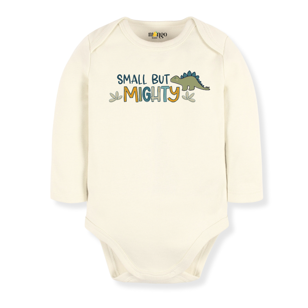 Small but Mighty Dinosaur Tshirt Dino Baby Bodysuit Toddler & Kids T-Shirt, Dinosaur Outfit