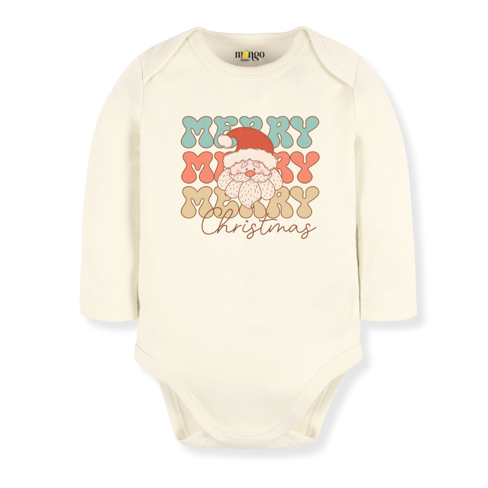 Merry Christmas Baby Bodysuit Cute Tshirt for Kids Toddler Tee Christmas Gift for Baby Clothes