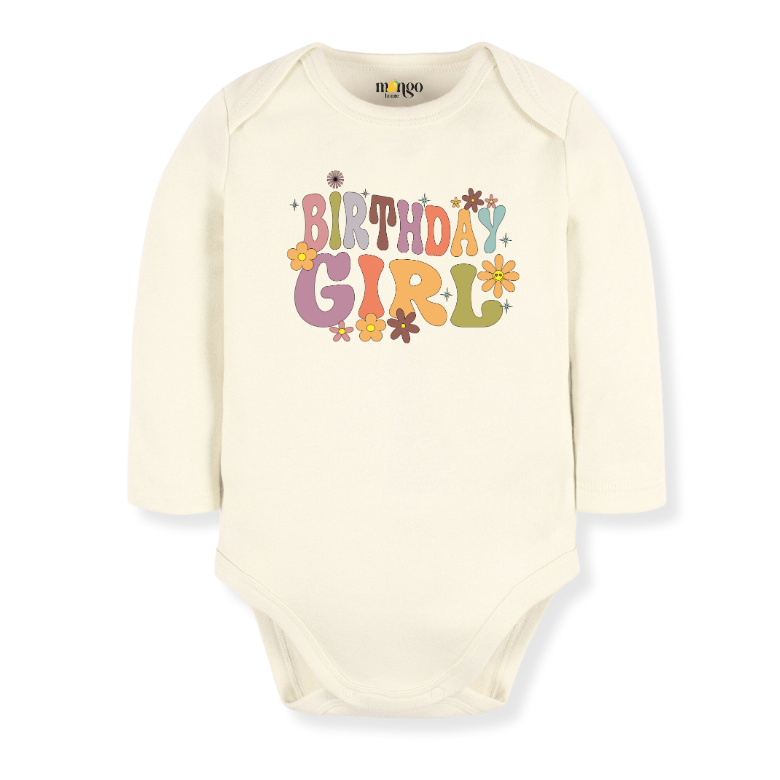 Cute Birthday Girl Tshirt Birthday Outfit for Baby, Kids Tee, Retro Birthday Shirt