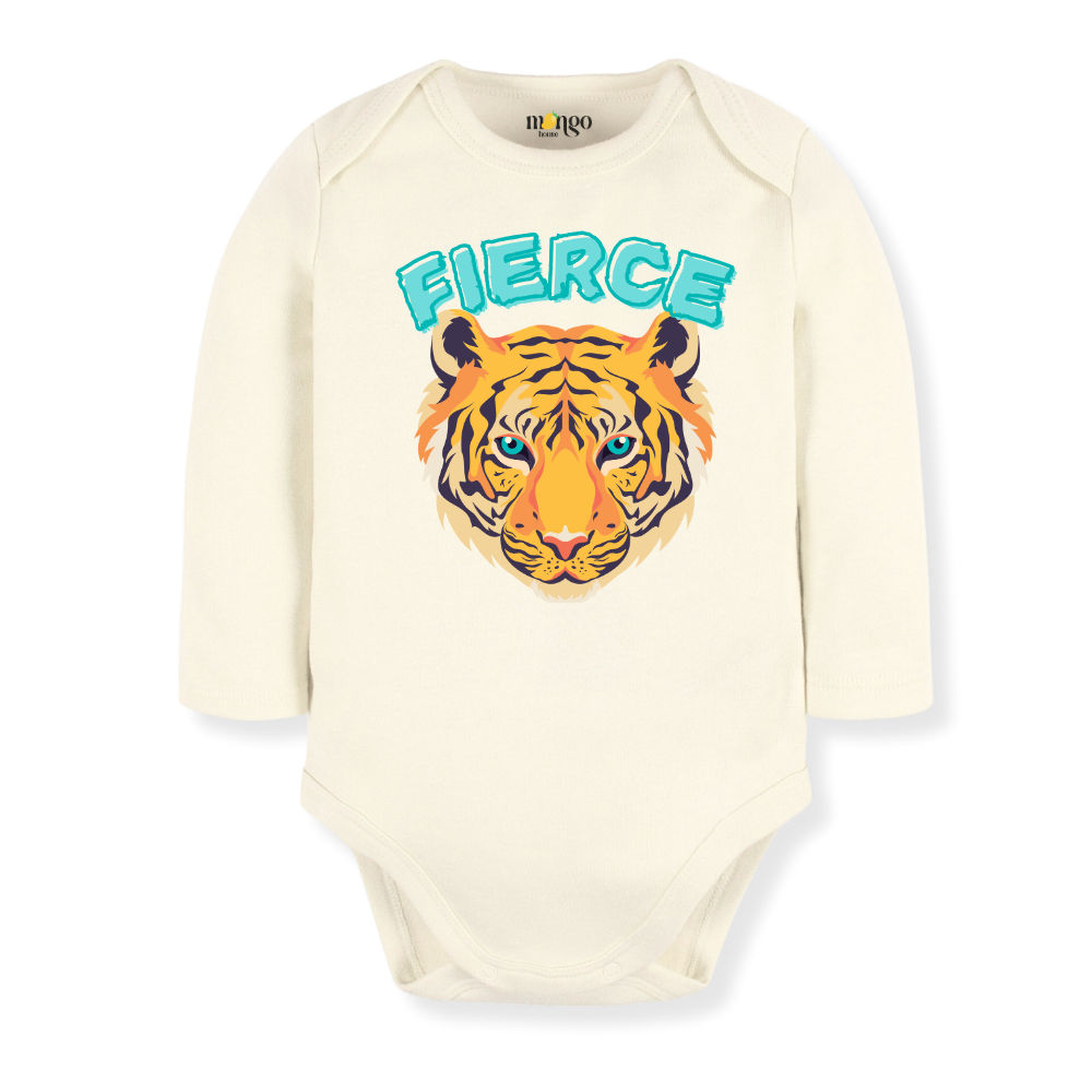 Fierce Tiger Tshirt for Kids Toddler Tee Cute Baby Clothes Animals Tee