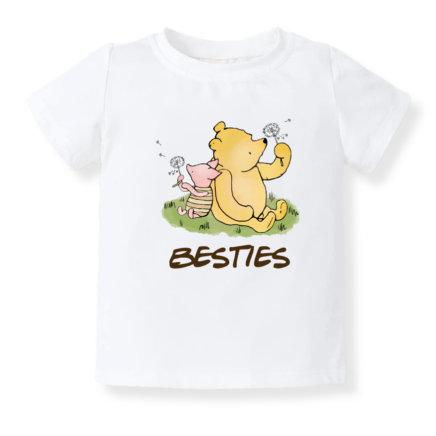 Besties Cute Baby Bodysuit – Premium Custom Baby Clothes, Unisex Newborn, Kids T-shirt