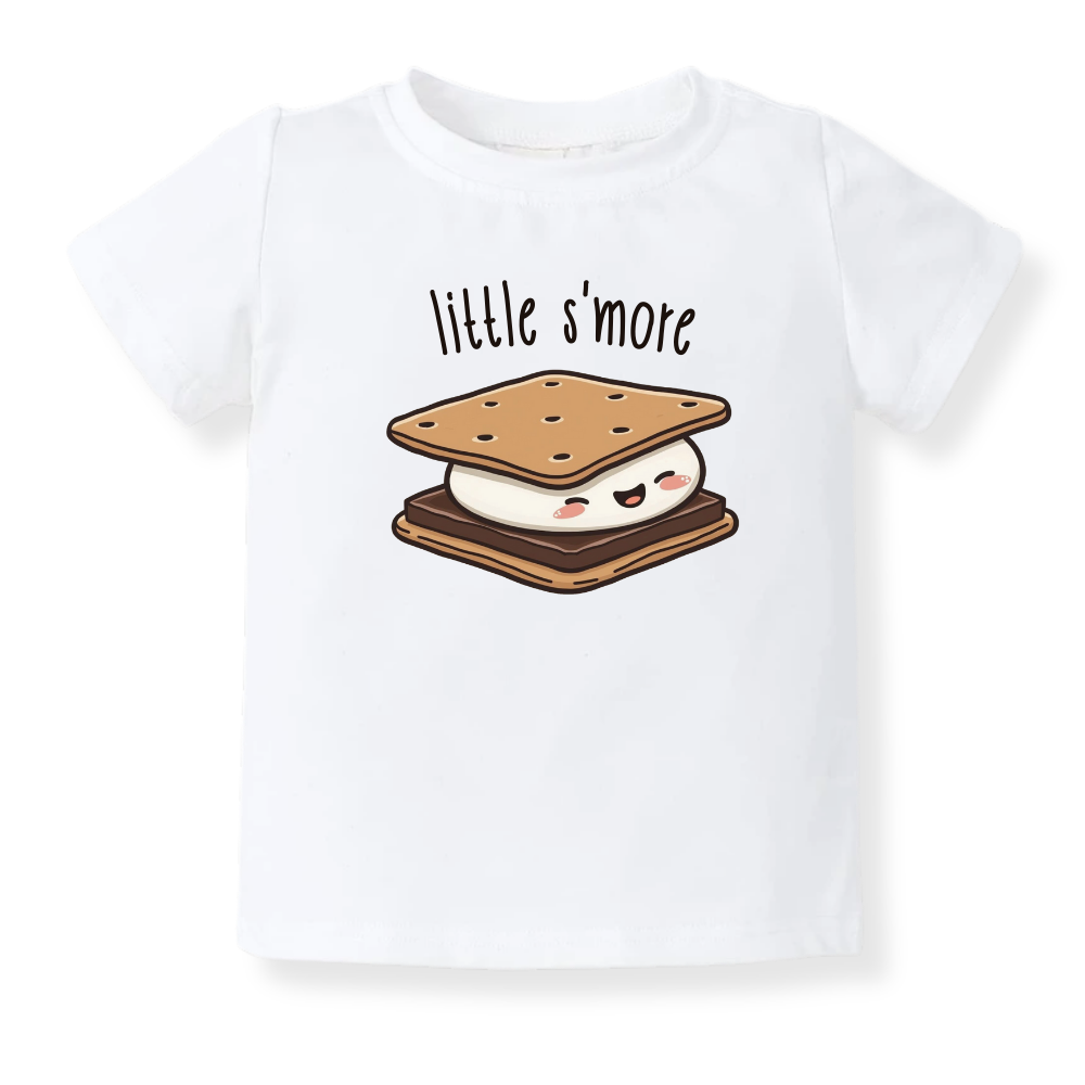 Little S'More Baby Bodysuit, Kids & Toddler T-Shirt – Cute Marshmallow Outfit