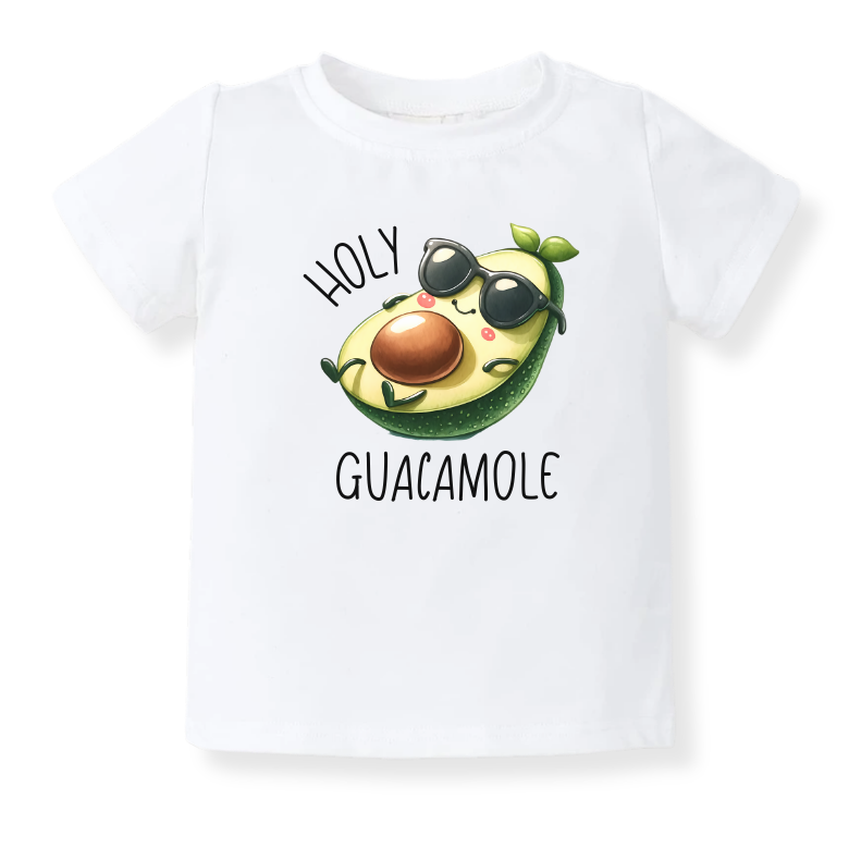 Holy Guacamole Funny & Cute Baby Bodysuit, Kids & Toddler Tshirt, Avocado Sweater