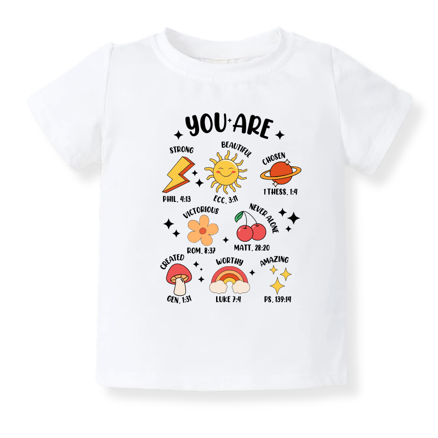 Cute Baby Bodysuit Inspirational Tshirt for Kids Toddler Tee Baby Girl Outfit Retro Shirt