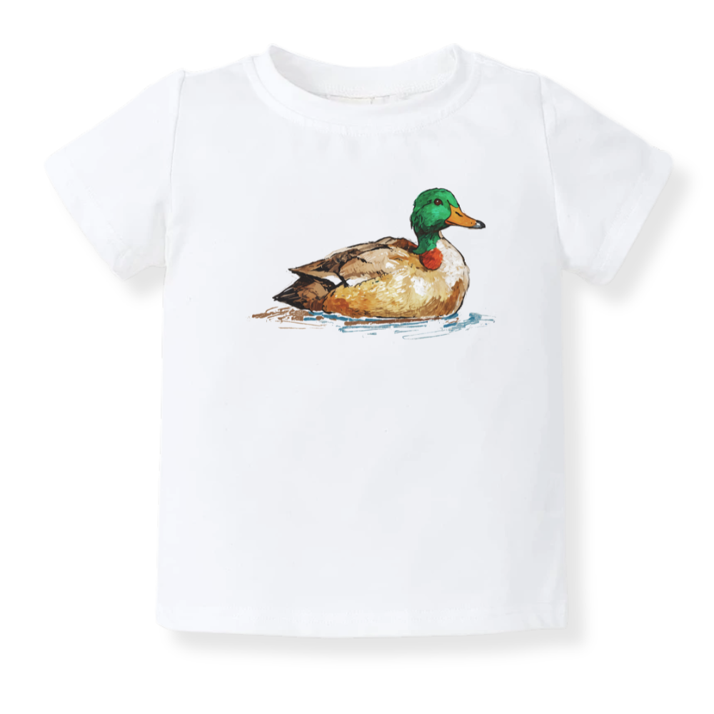 Mallard Wild Duck Baby Bodysuit, Kids & Toddler T-Shirt – Cute Duck Outfit