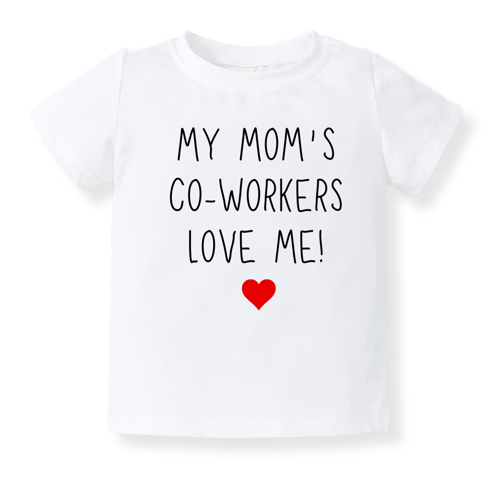Cute Baby Gift for Coworker's New Baby Bodysuit Tshirt for Kids Toddler Tee