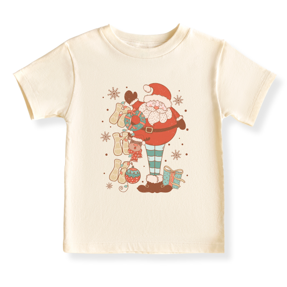 Ho Ho Ho Christmas Baby Bodysuit Cute Tshirt for Kids Toddler Tee Christmas Gift for Baby Clothes