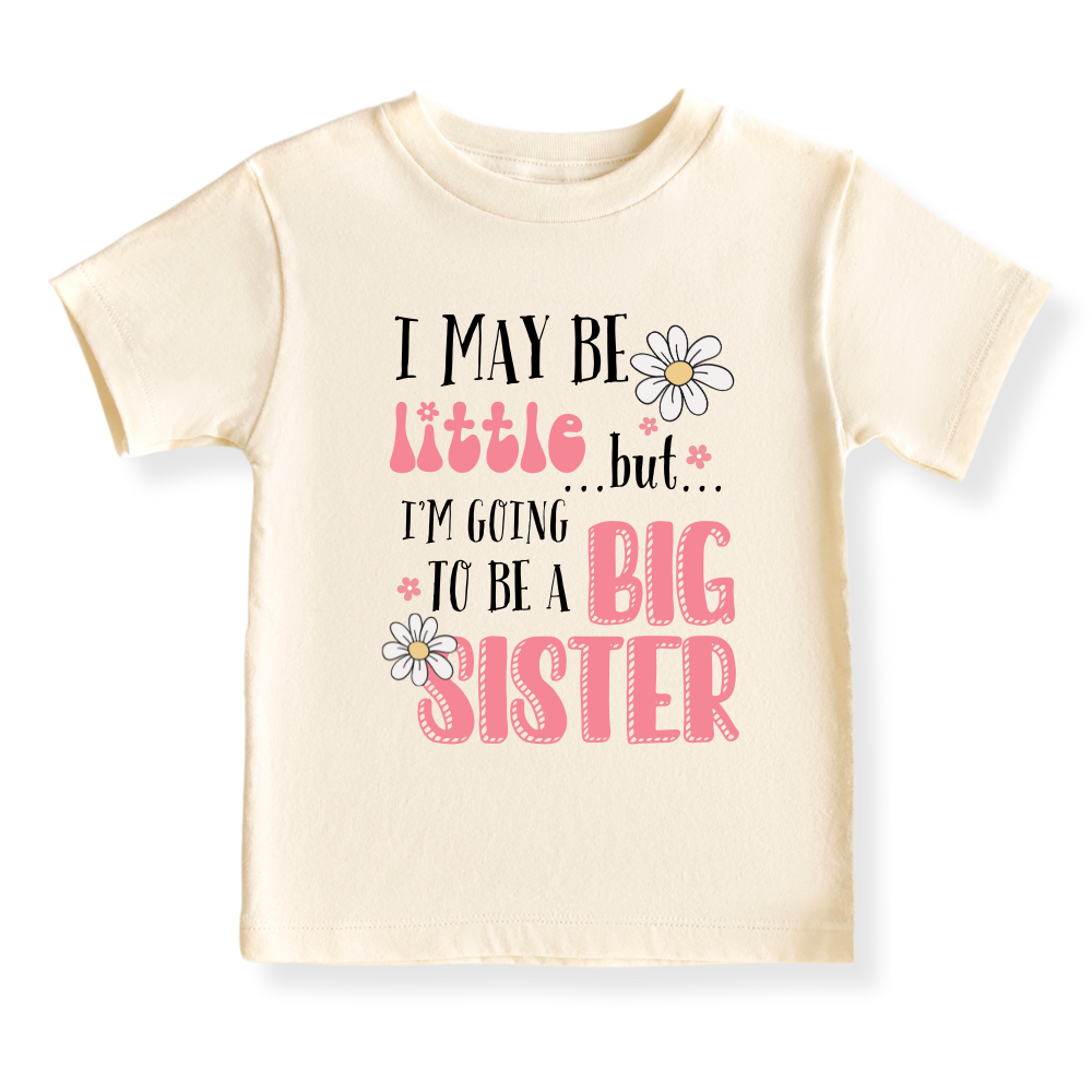 I'm Going to Be a Big Sister Tshirt for Girls Big Sister Announcement