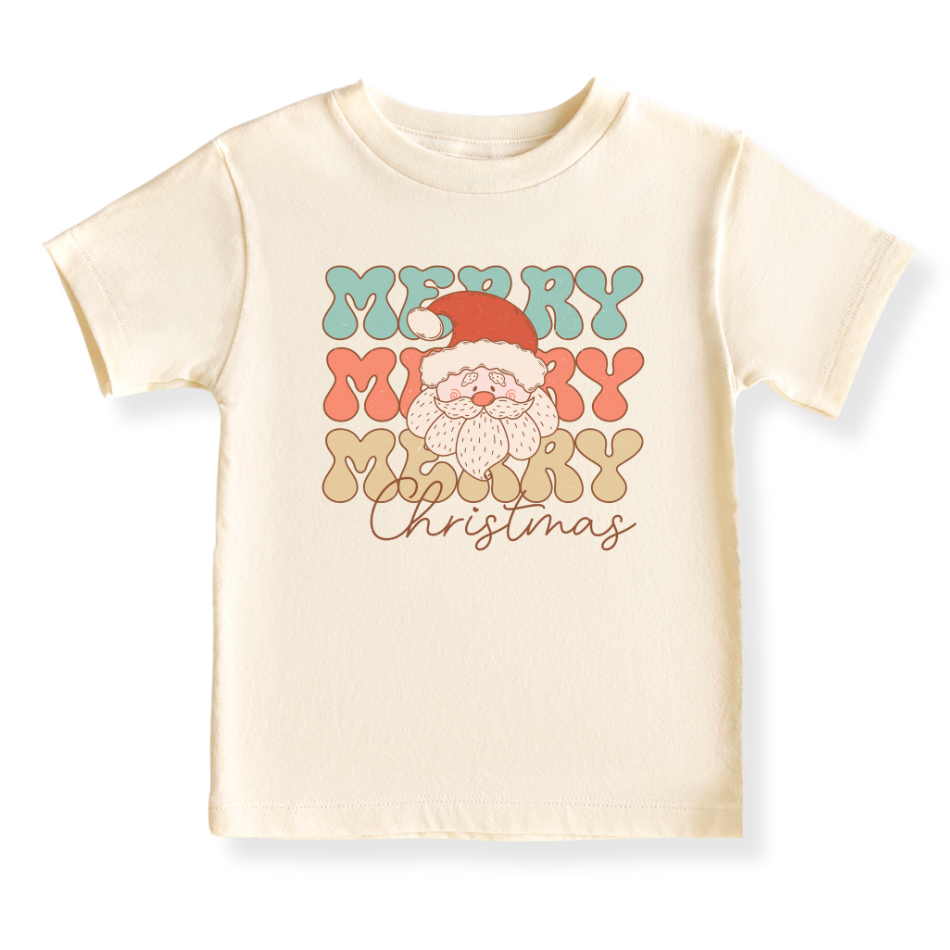 Merry Christmas Baby Bodysuit Cute Tshirt for Kids Toddler Tee Christmas Gift for Baby Clothes
