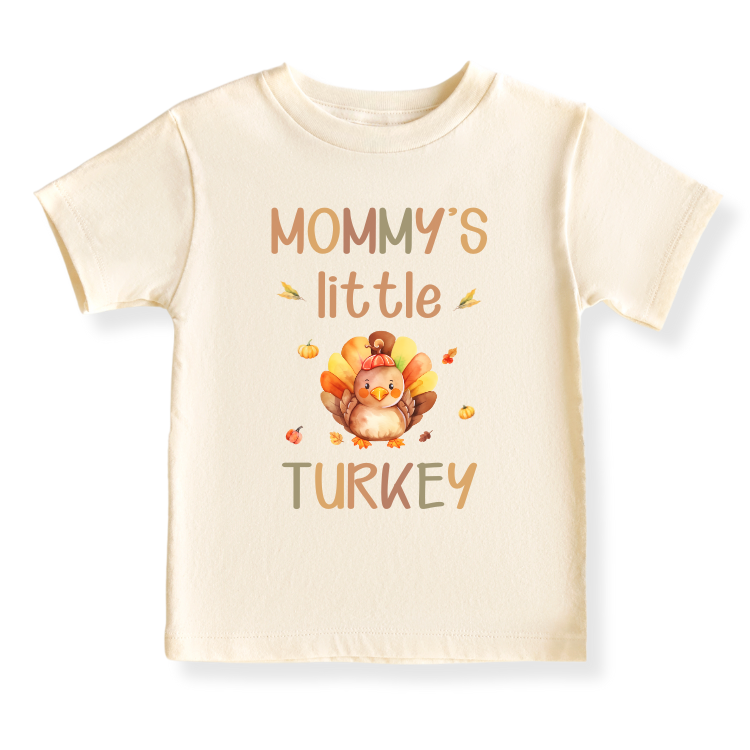 Little Turkey Baby Bodysuit, Kids & Toddler T-Shirt – Mommy's Little Turkey Thanksgiving Baby Outfit