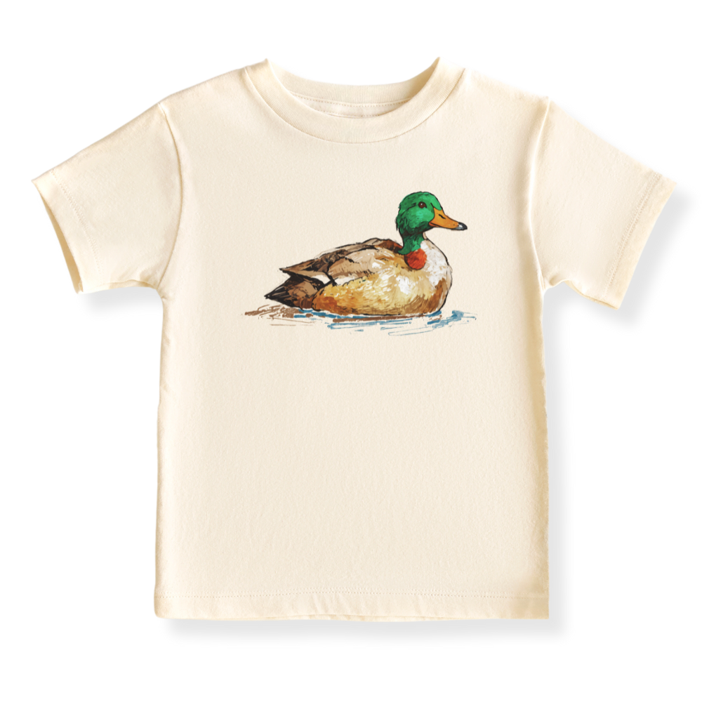 baby onesie onsie clothes girl boy funny newborn gifts outfit toddler infant apparel shirt baby shower kids unisex bodysuit little cute cool clothing mallard animals lake river nature adventure wild duck boat explorer