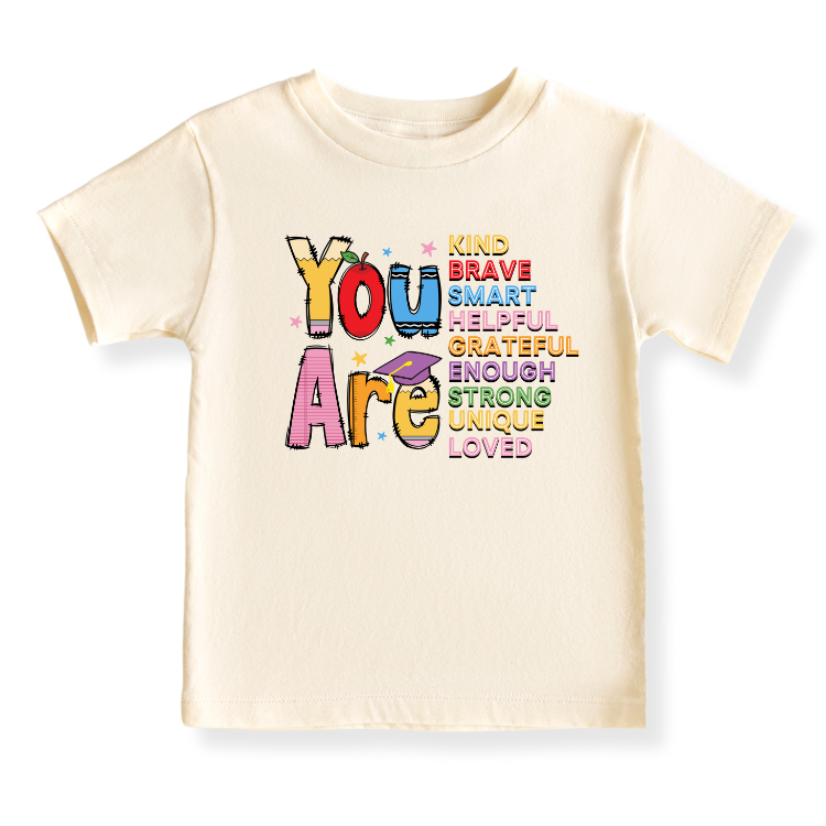 Inspirational Toddler & Kids T-Shirt - Back-to-School Trendy Outfit