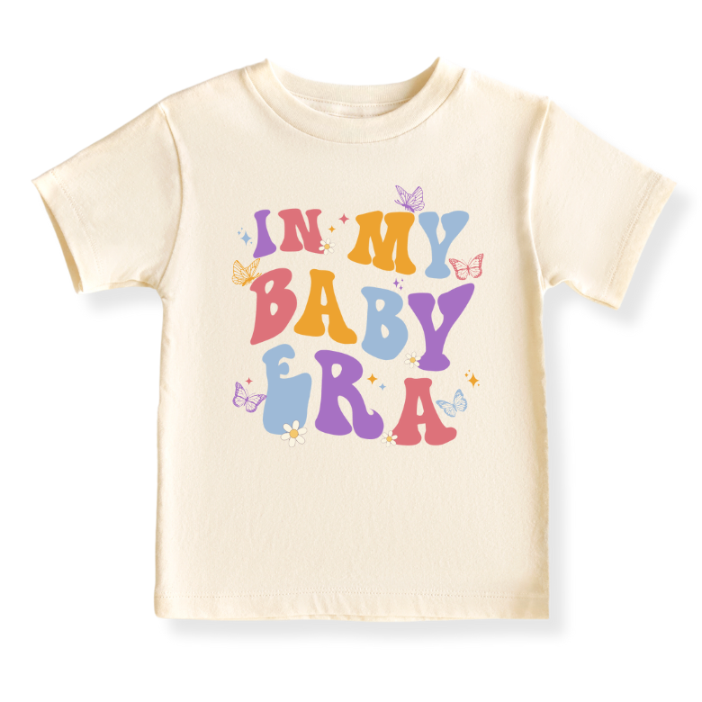 In My Baby Era Cute Baby Bodysuit, Retro Toddler & Kids T-Shirt, Newborn Gift
