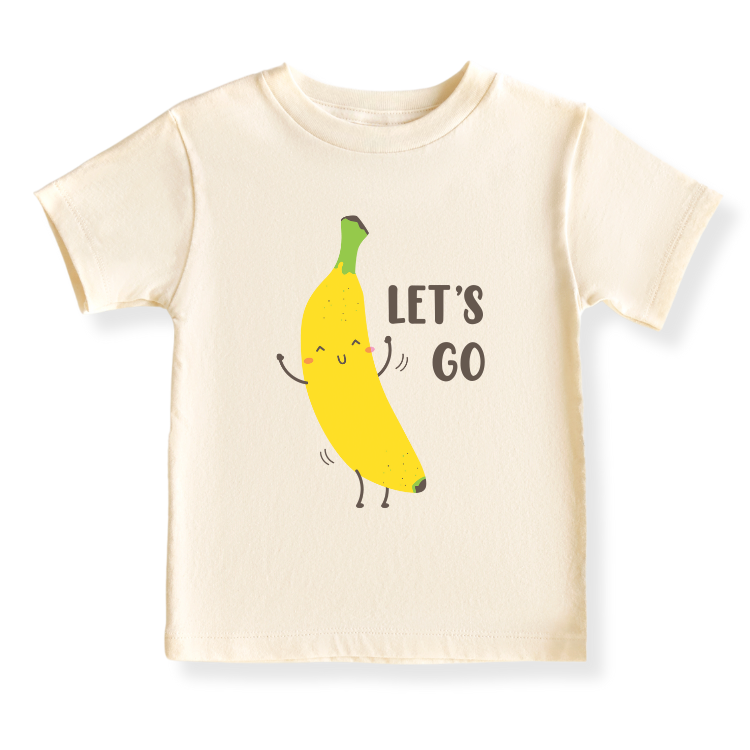 Let's Go Banana Baby Bodysuit – Fun Kids T-shirt & Toddler Tee, Bananas Sweatshirt