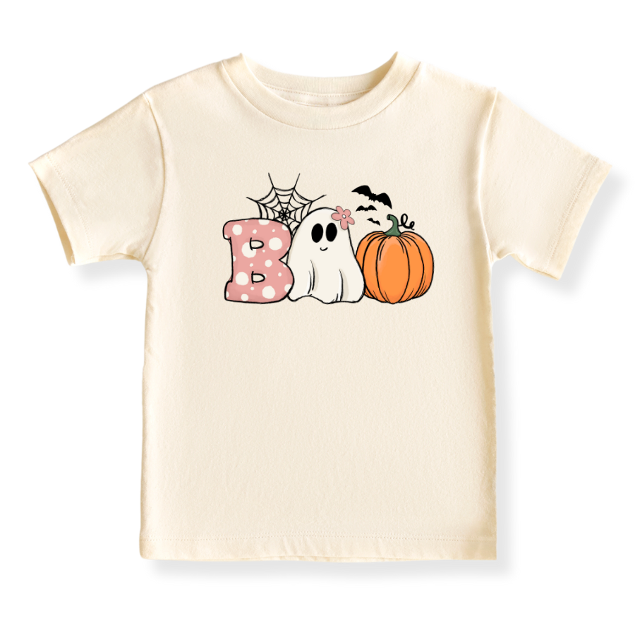 Cute Boo Halloween Baby Bodysuit, Pumpkin Halloween Toddler & Kids T-Shirt