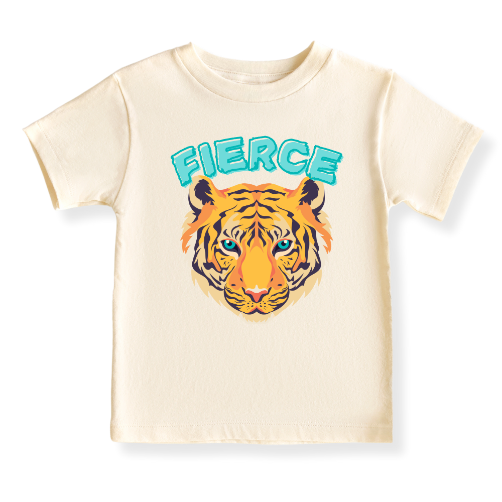 baby onesie onsie clothes girl boy funny newborn gifts outfit toddler infant jersey apparel daddy shirt baby shower kids unisex bodysuit little cute cool clothing mommy cotton newborn Tiger Firece Animal