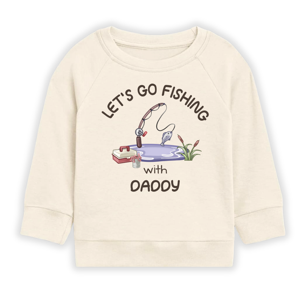Let's Go Fishing with Daddy Shirt – Baby Bodysuit, Toddler, Kids & Adult Matching Fishing Outfit