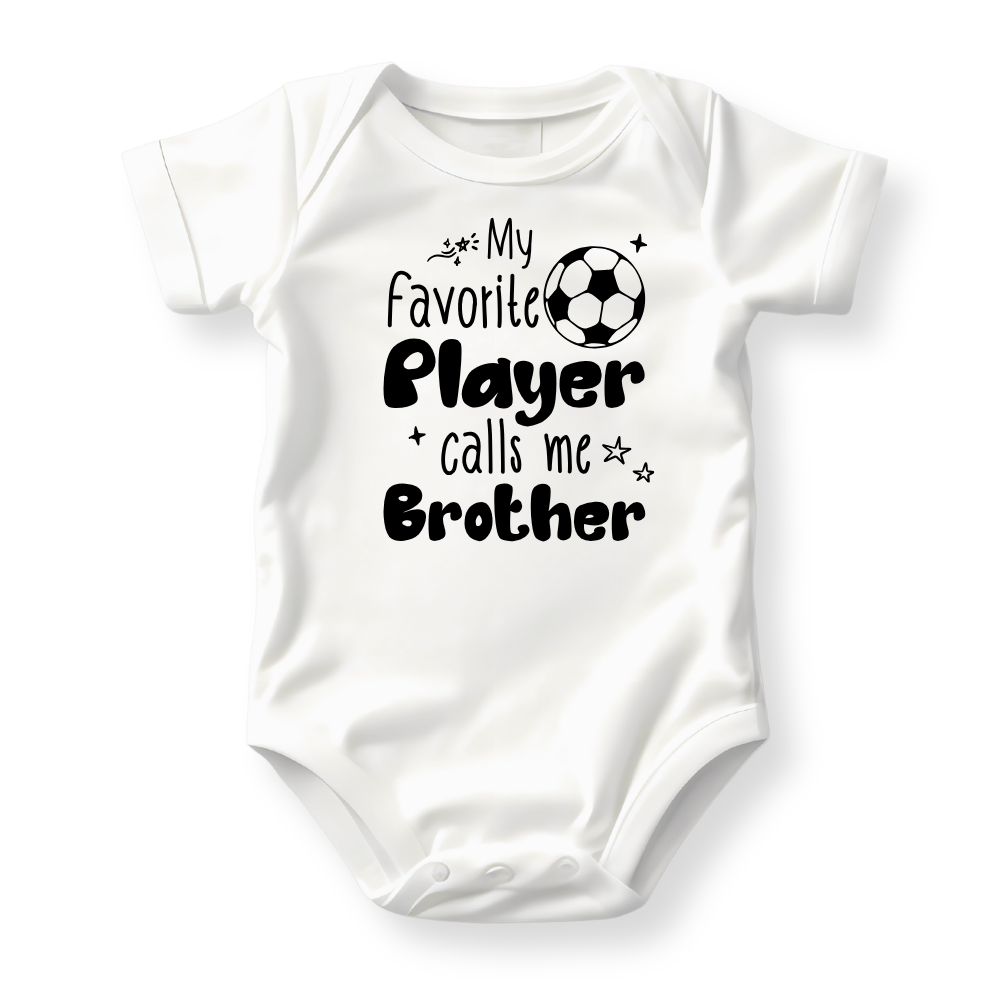 Soccer Brother Baby Bodysuit - Brother T-Shirt Family Outfit