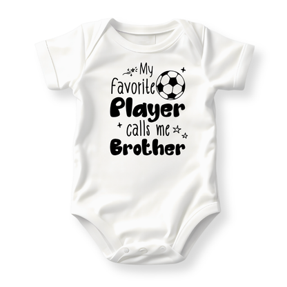 Soccer Brother Baby Bodysuit - Brother T-Shirt Family Outfit