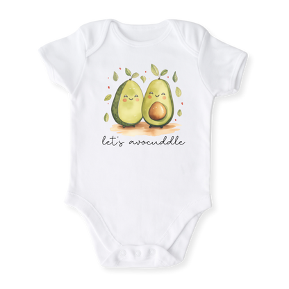 Let’s Avocuddle Baby Bodysuit – Avocado Kids T-Shirt  Toddler Tee, Funny Avocado Outfit
