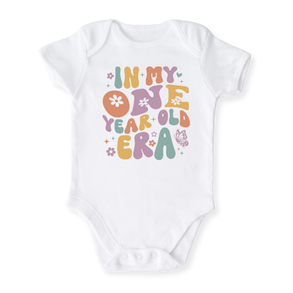In my One Year Old Tshirt Cute Toddler & Kids T-Shirt, Clothes Birthday Gift for Girl First Birthday Outfit